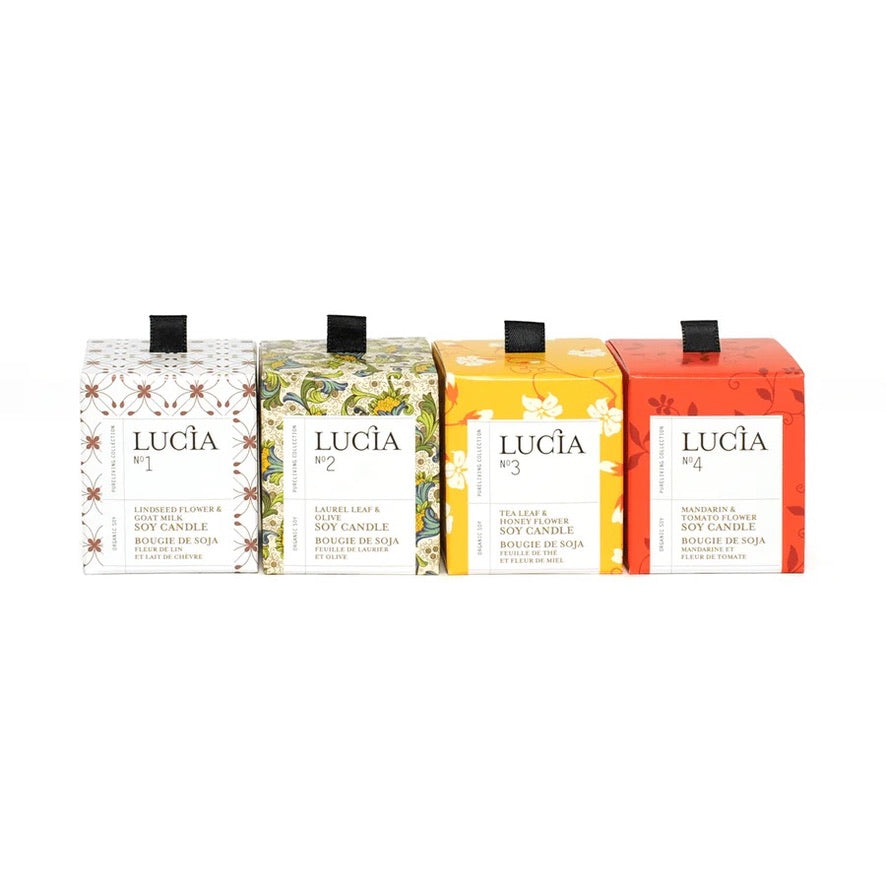 Pure Living LUCIA 4 votive candle set