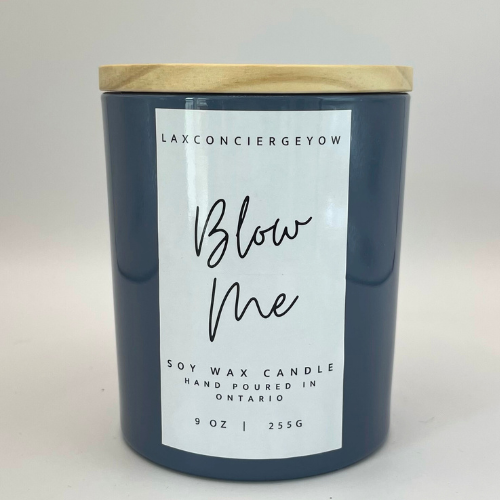 Wooden Lid Candle Various Options - Black Vessel (Cedar & Tobacco)