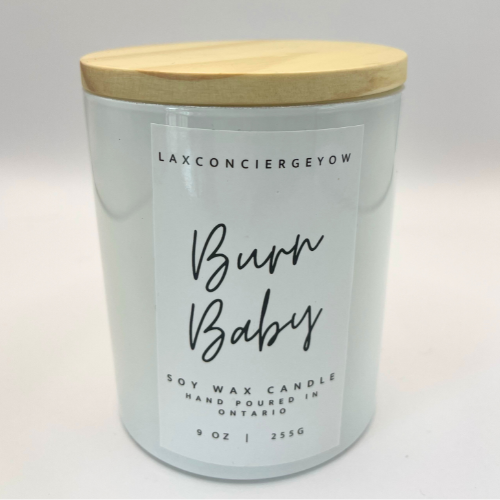Wooden Lid Candle Various Options - Black Vessel (Cedar & Tobacco)