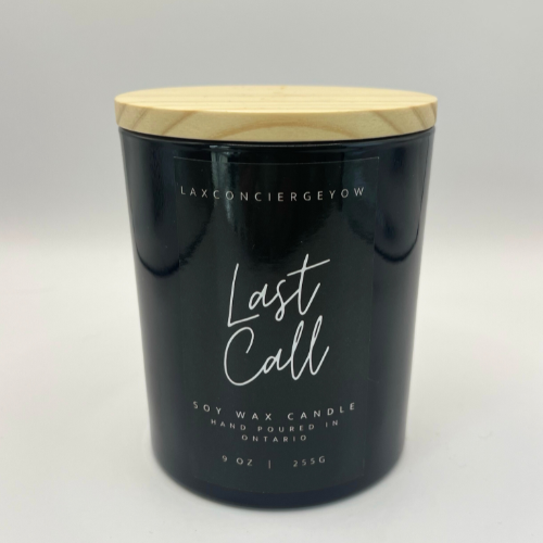 Wooden Lid Candle Various Options - Black Vessel (Cedar & Tobacco)