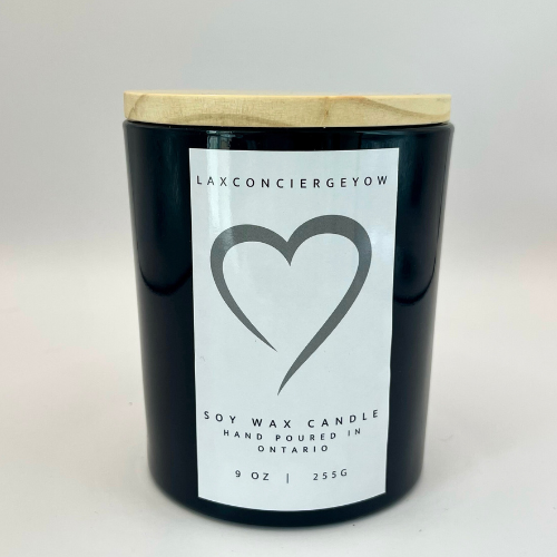 Wooden Lid Candle Various Options - Black Vessel (Cedar & Tobacco)