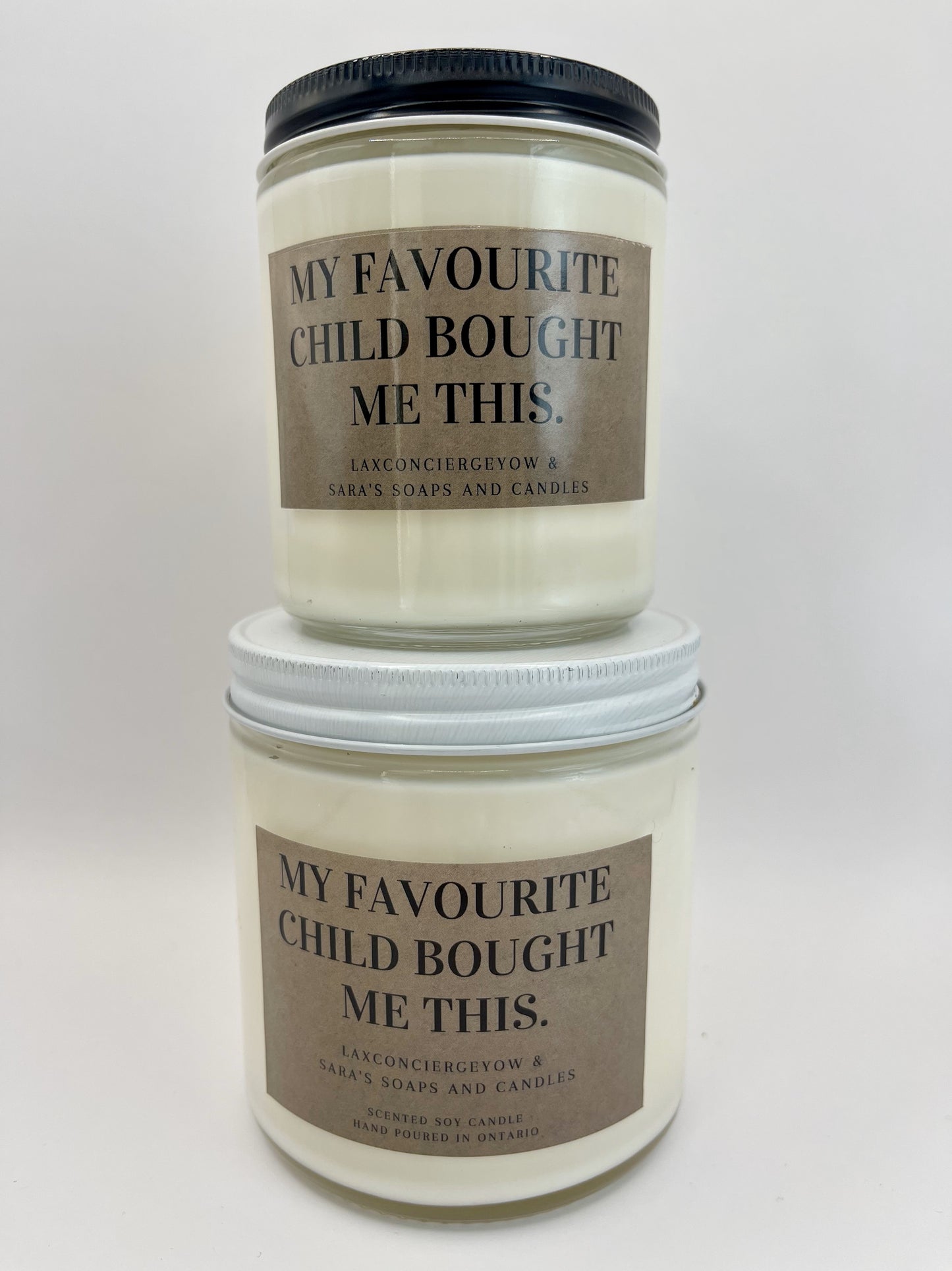 My Favourite Child Bought Me This Single Wick Soy Candle
