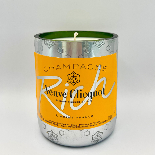 Rich Veuve Clicquot Champagne Single Wick Soy Candle